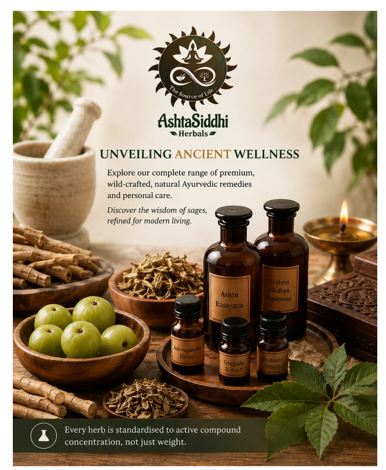 AshtaSiddhi Herbals — Mortar and Herbs